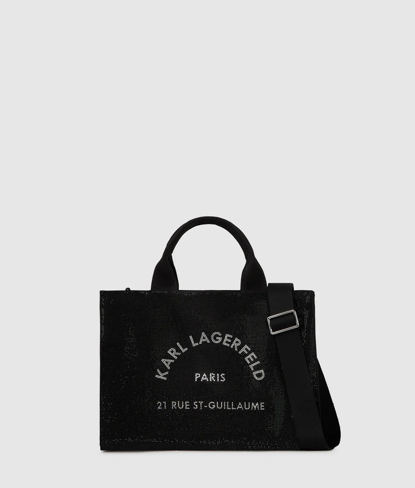 Rue St-Guillaume rhinestone tote bag
