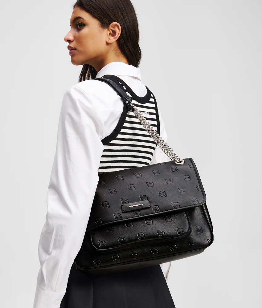IKON MONOGRAM LARGE SHOULDER BAG