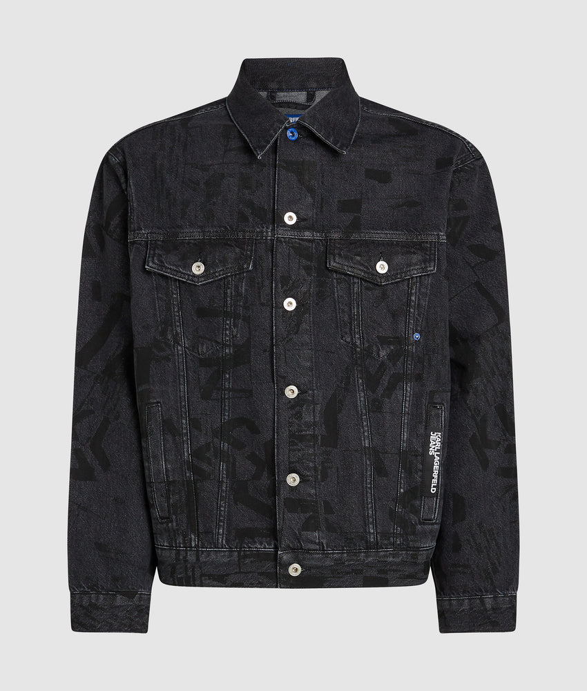 All-over Monogram denim jacket