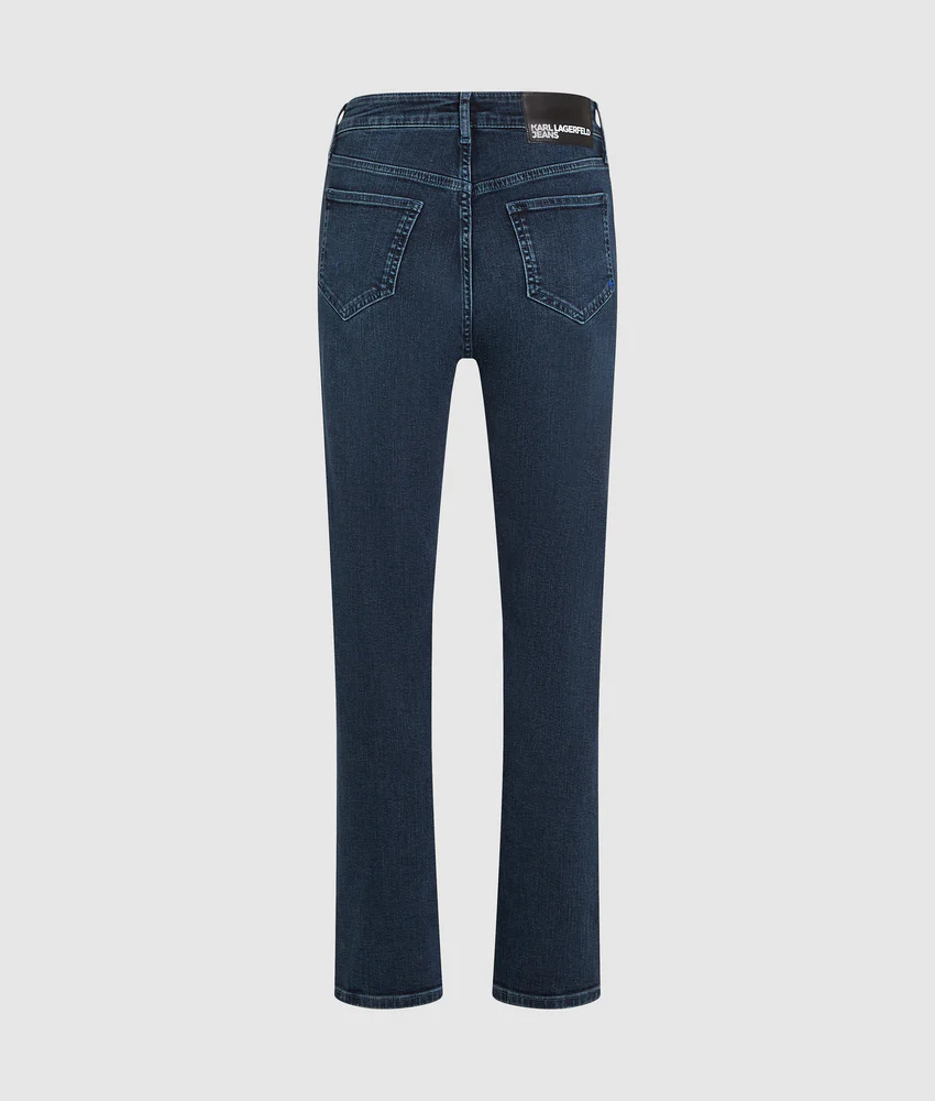 High-rise straight jeans