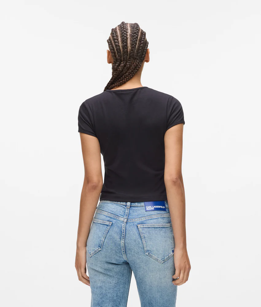 Studded monogram T-shirt