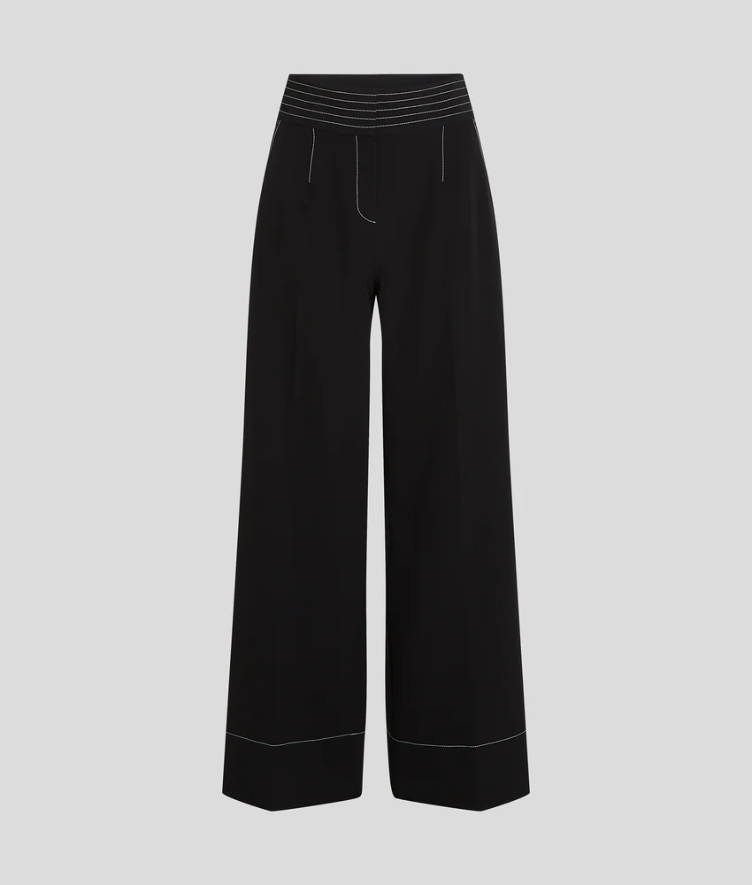 CONTRAST STITCH PANTS