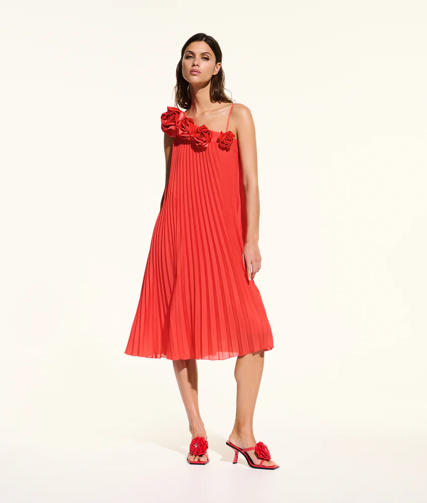 KL STUDIO PLEATED DRESS