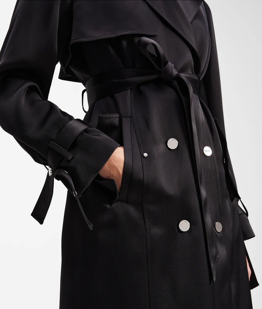 FLUID TRENCH COAT