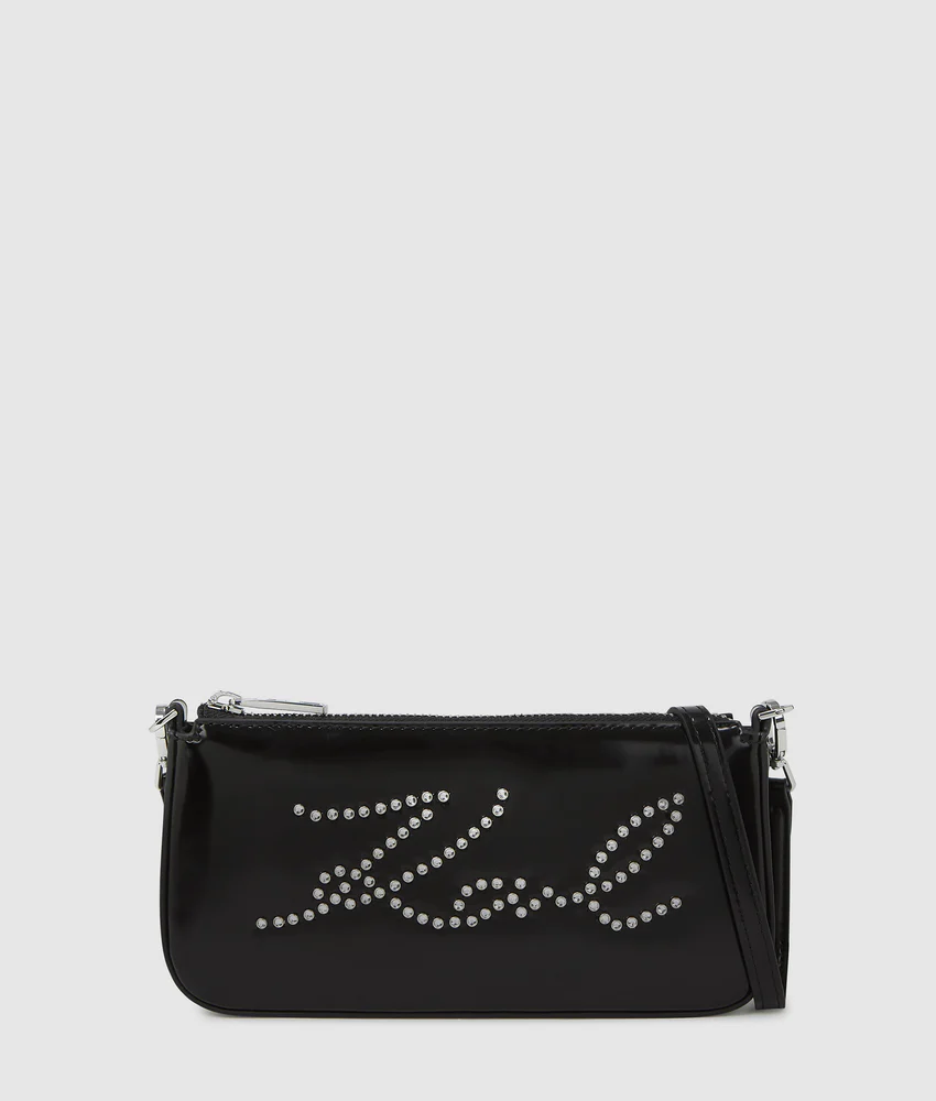 K/Signature studs crossbody pouch