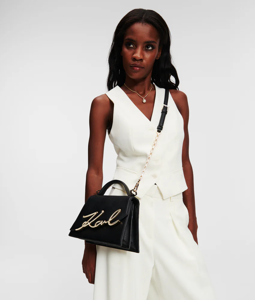 K/SIGNATURE MEDIUM CROSSBODY BAG