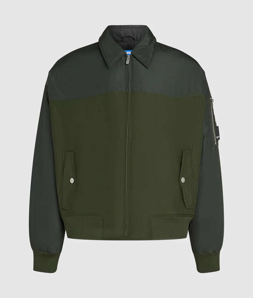 Padded bomber jacket