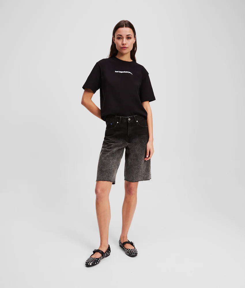 OMBR�� DENIM SHORTS