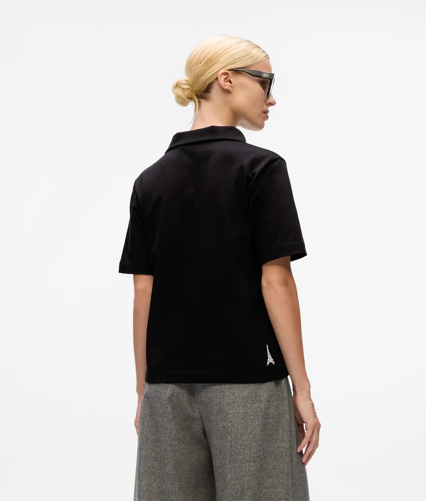 Paris sketch polo shirt