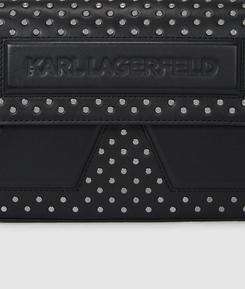 Ikon K studded crossbody bag