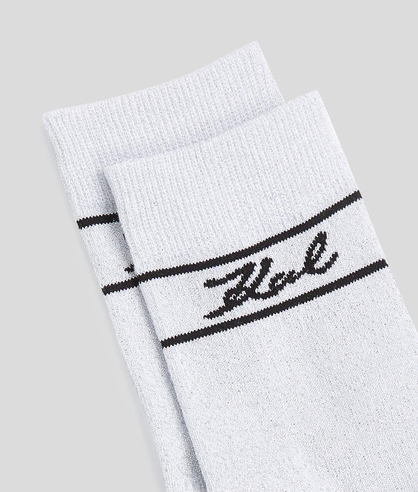 SIGNATURE SHIMMER SOCKS �C 2-PACK