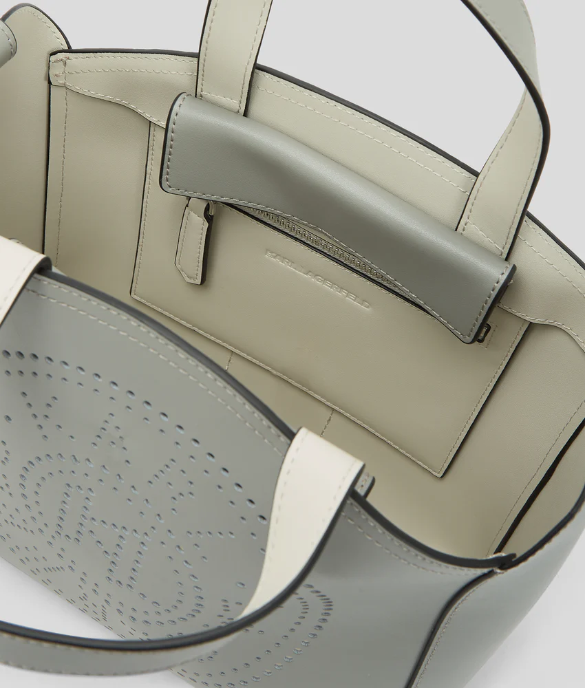 K/CIRCLE PERFORATED SMALL TOTE BAG