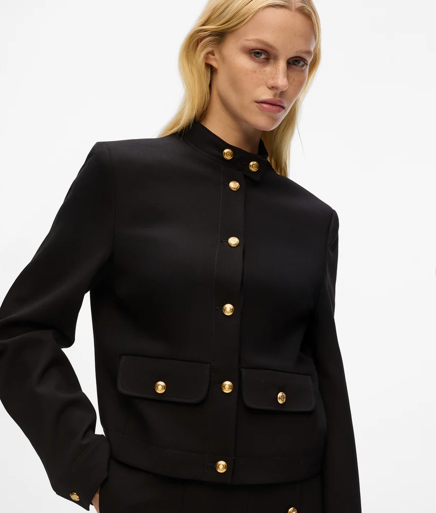 Karl DNA button-detail jacket