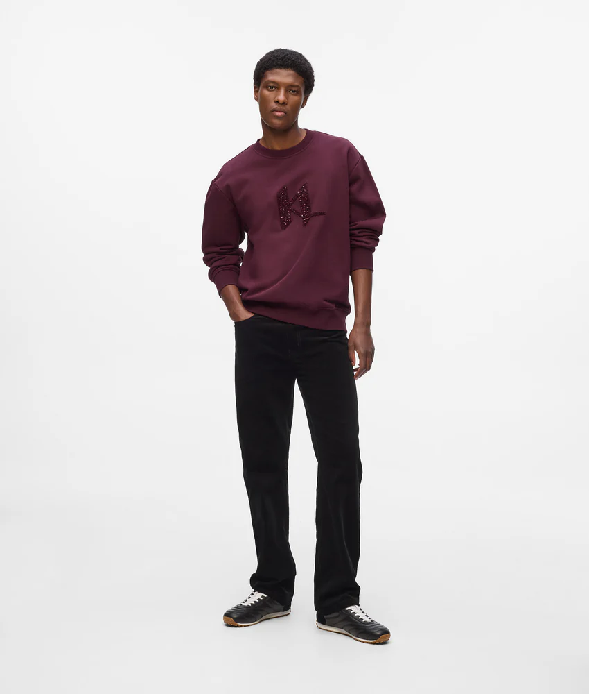 Sequin Monogram sweatshirt