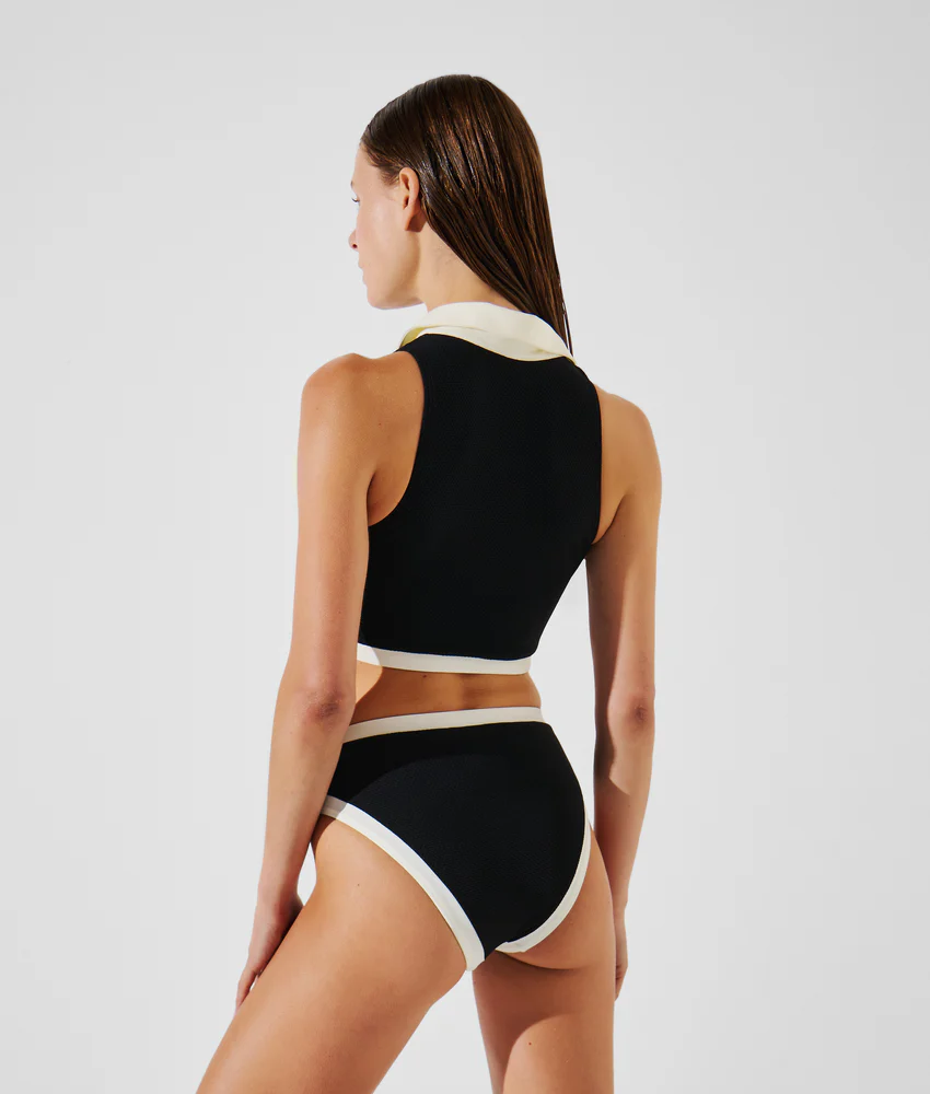 MONOCHROME BIKINI TANK TOP