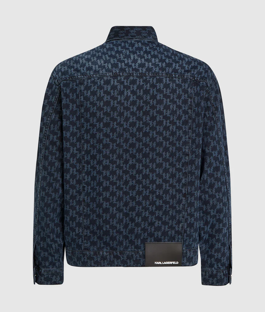 All-over Monogram denim jacket