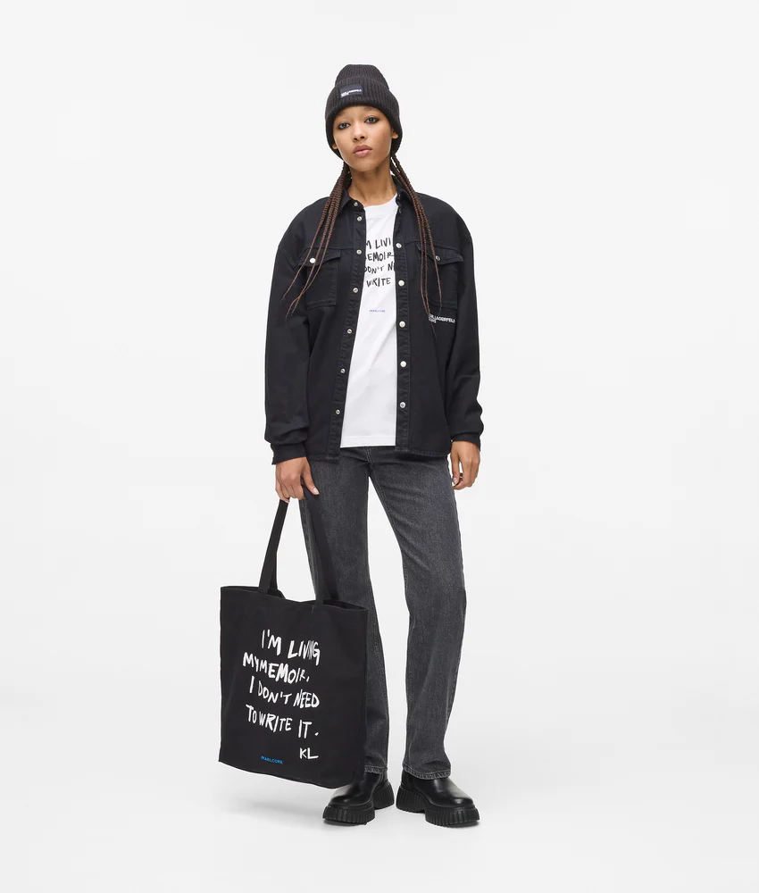 Relaxed Karl quote T-shirt