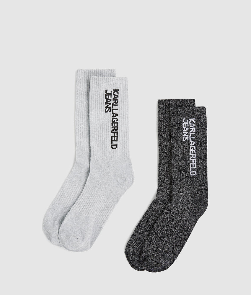 METALLIC SOCKS - 2-PACK