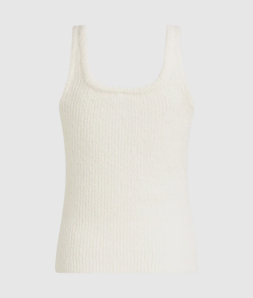 Signature fleece lounge tank top