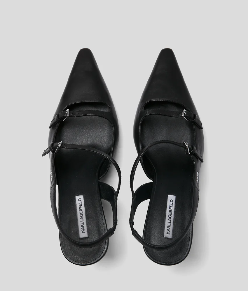 KARMEL STRAP SLINGBACKS
