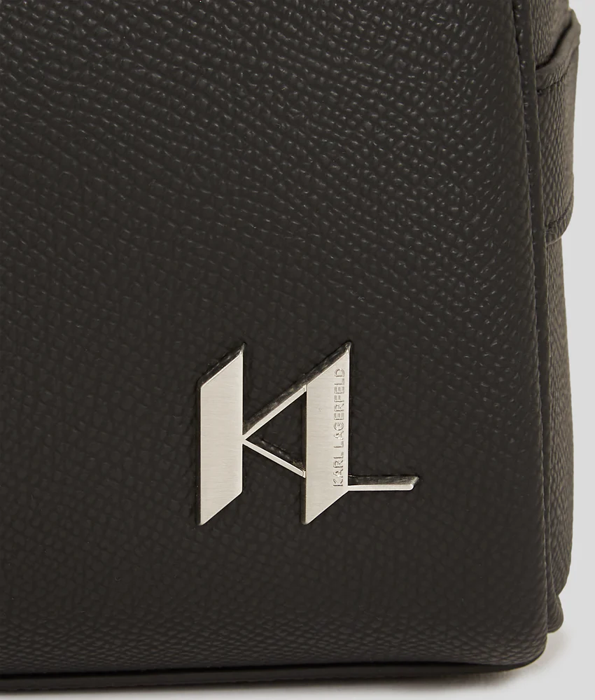 K/MONOGRAM LEATHER WASH BAG