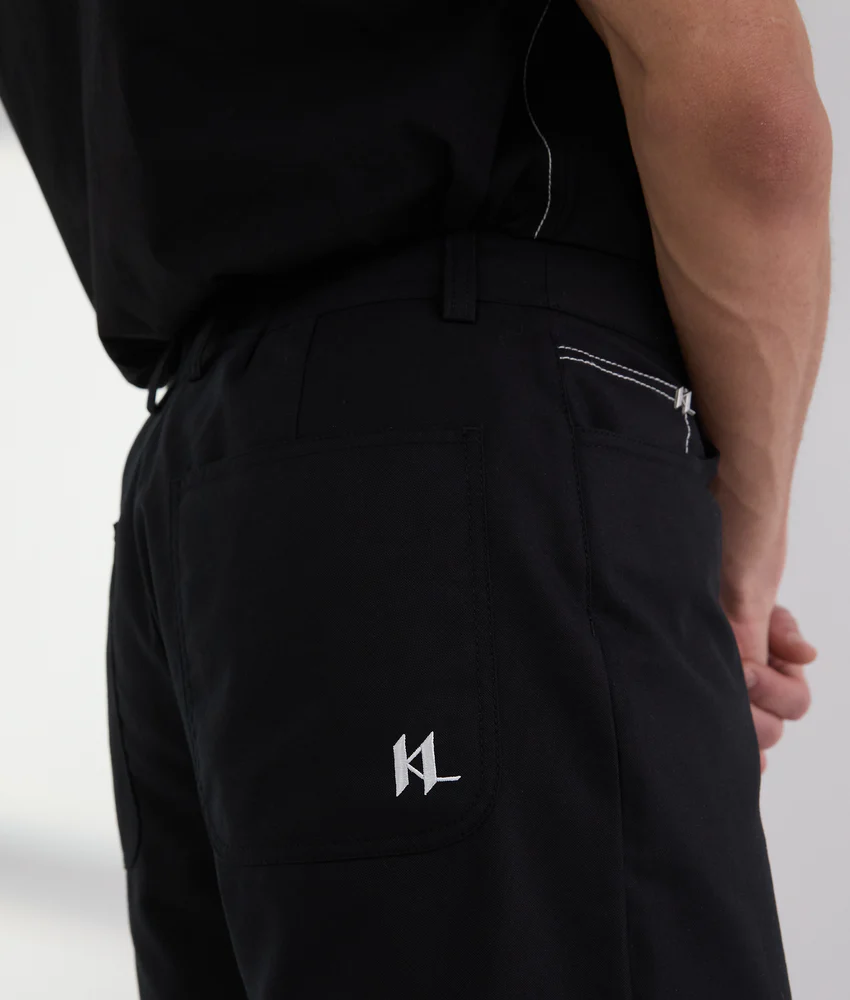 CONTRAST STITCH PANTS