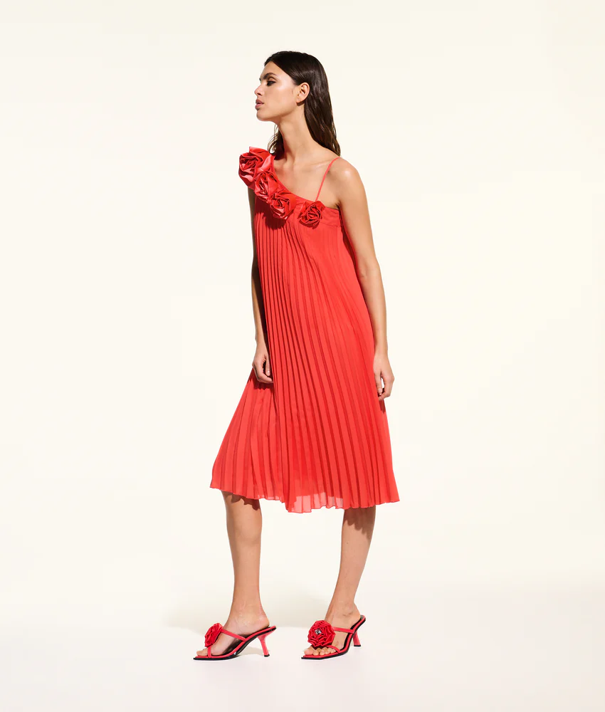 KL STUDIO PLEATED DRESS
