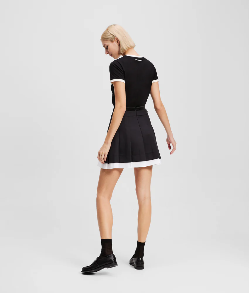 IKON PLEATED MINI SKIRT