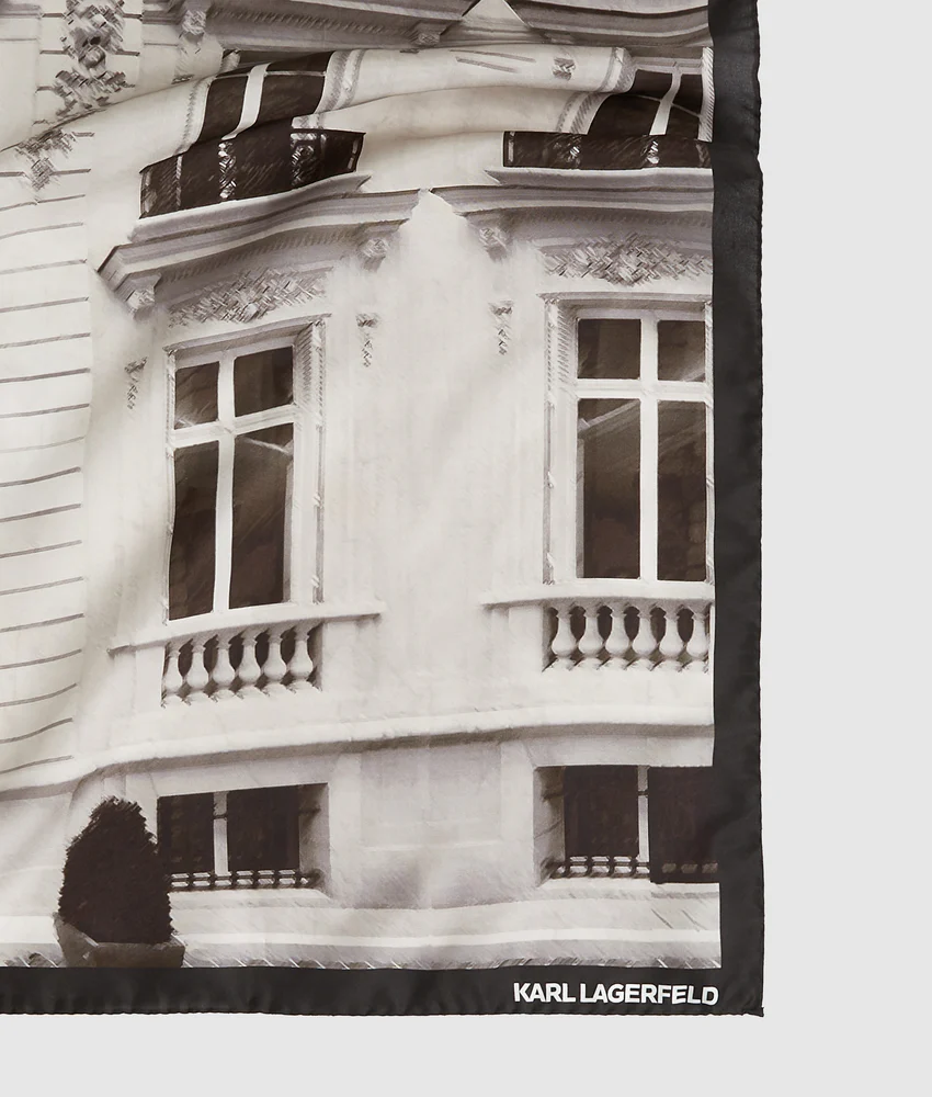 Maison de Karl silk scarf