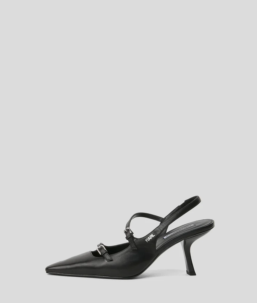 KARMEL STRAP SLINGBACKS