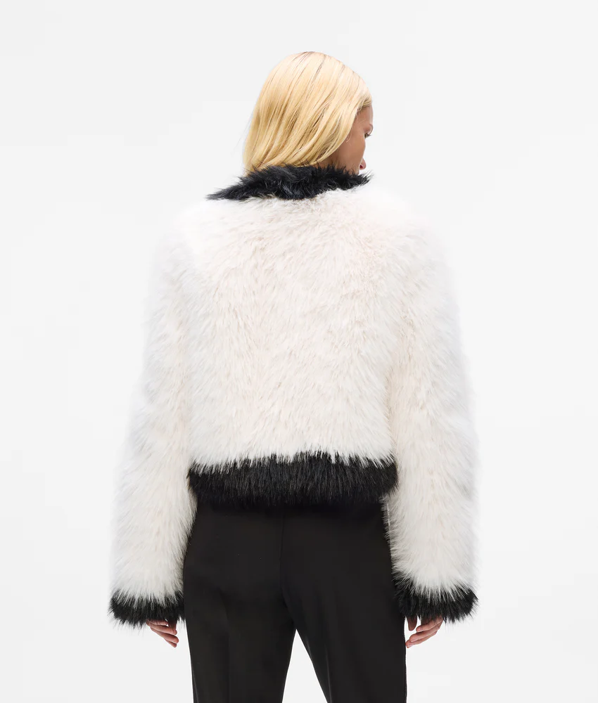 Faux-fur jacket
