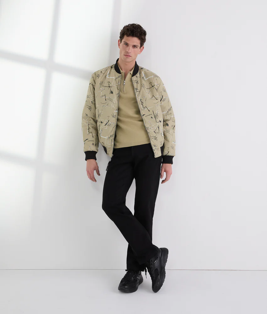 REVERSIBLE BOMBER JACKET