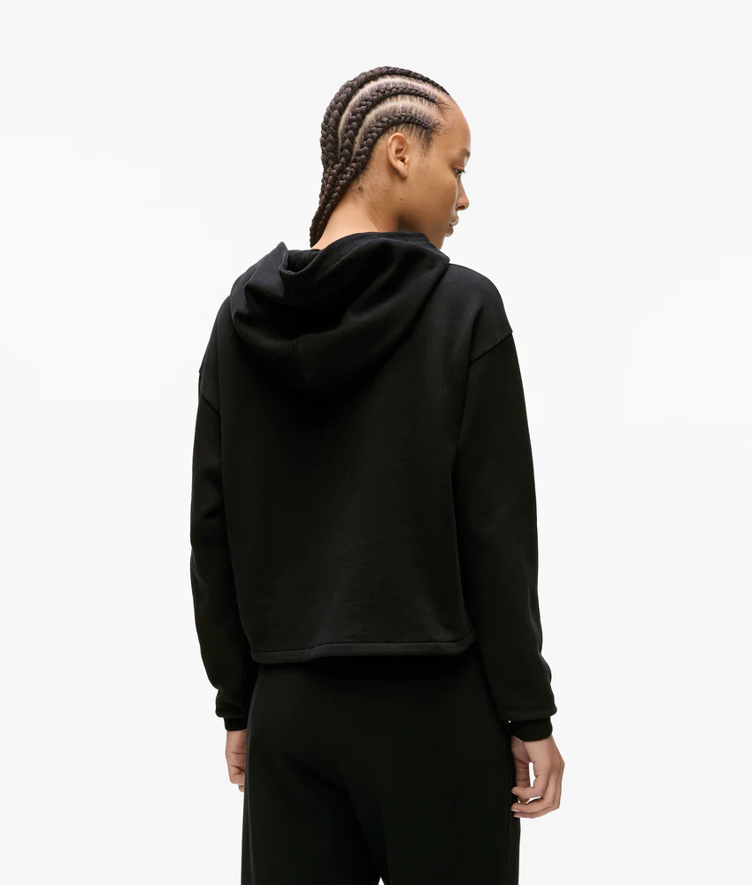 Studded monogram hoodie