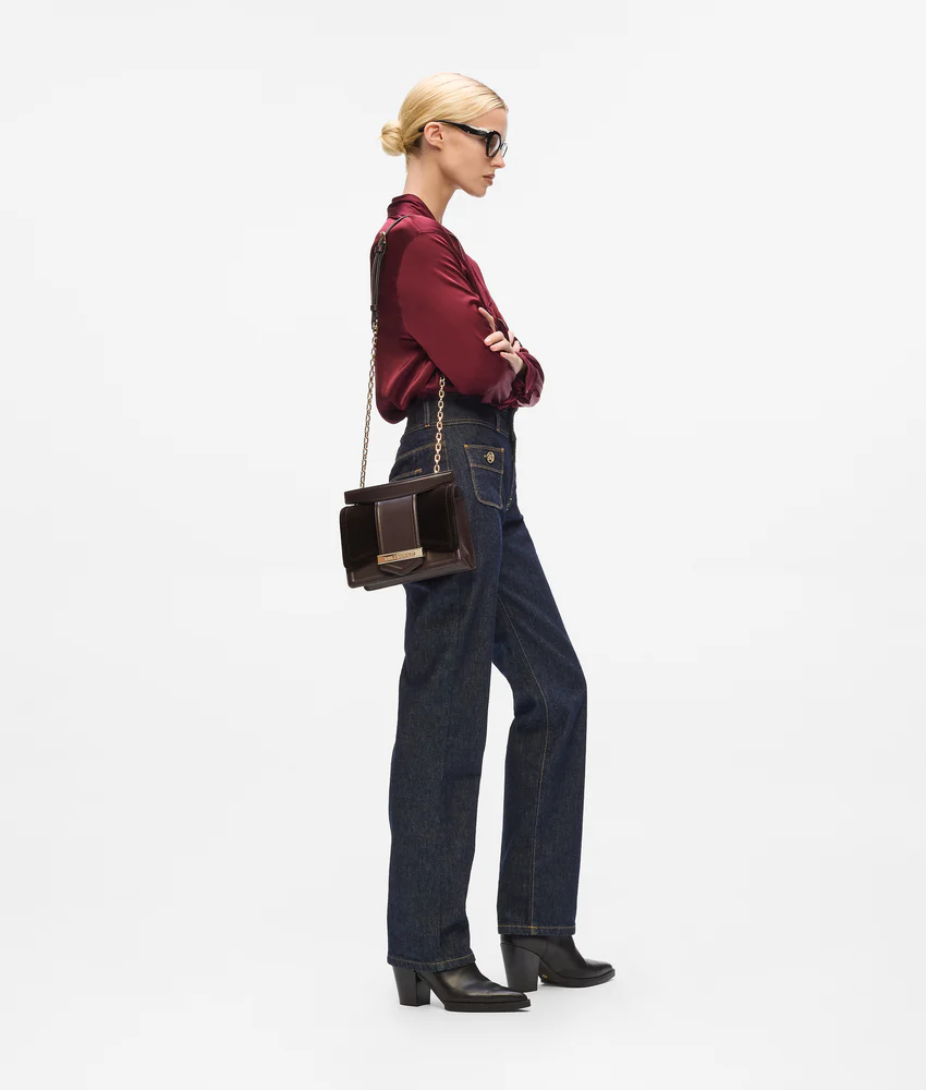 K/Nova suede shoulder bag