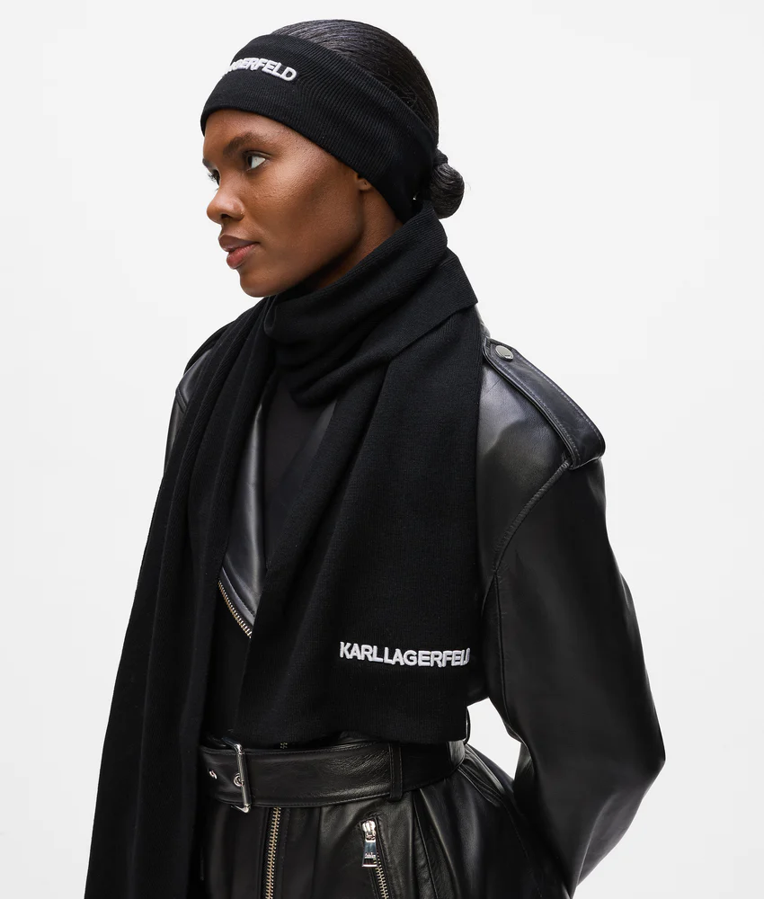 Logo headband and scarf gift set