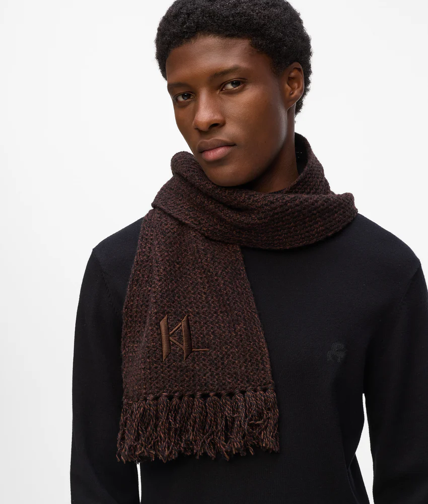 K/Monogram scarf