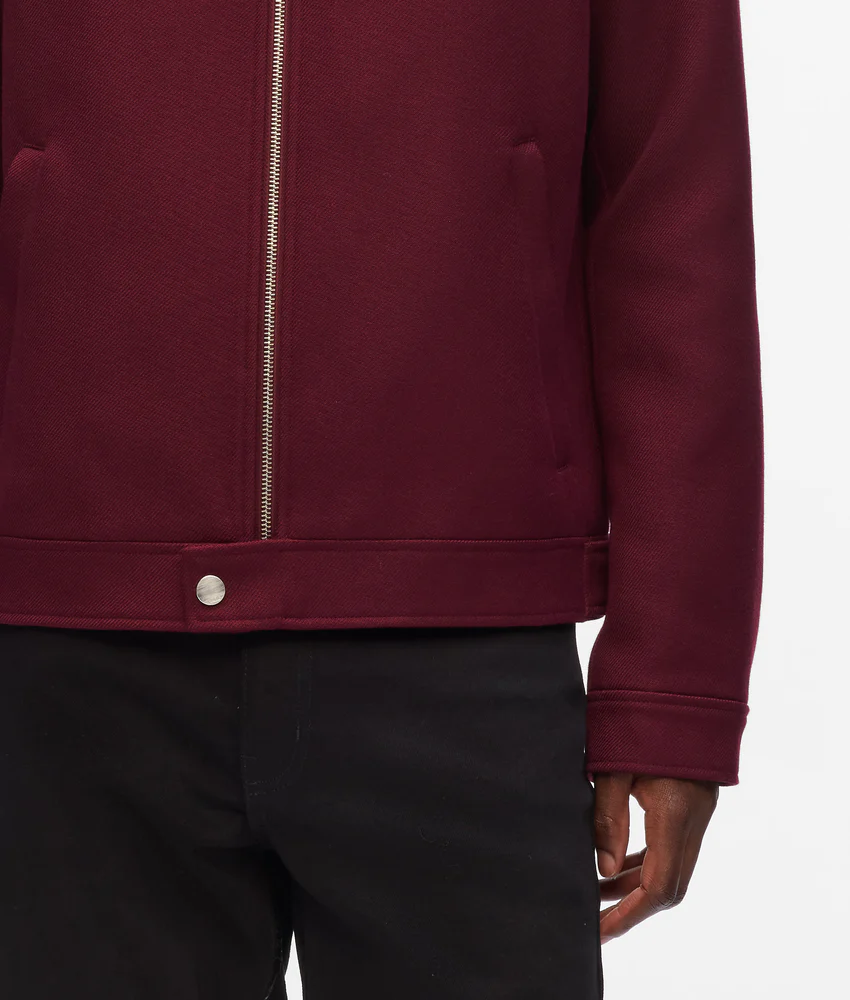 Short wool-blend jacket