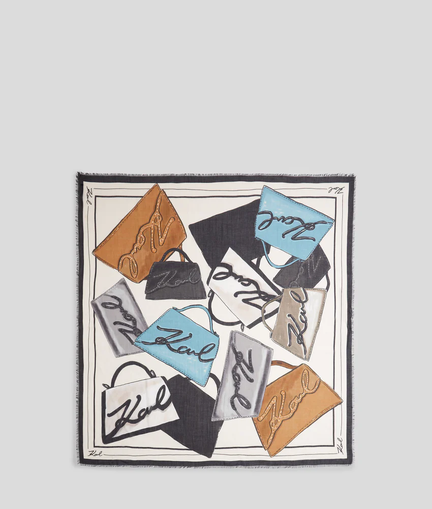 K/SIGNATURE BAGS SCARF