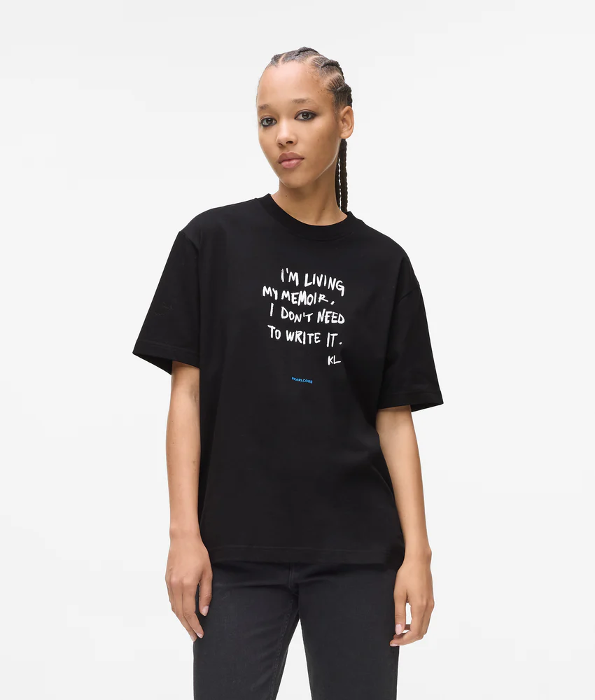 Relaxed Karl quote T-shirt