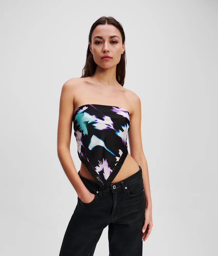 FLORAL BANDANA SCARF