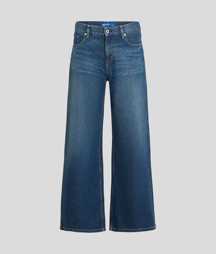LOW-RISE WIDE-LEG JEANS