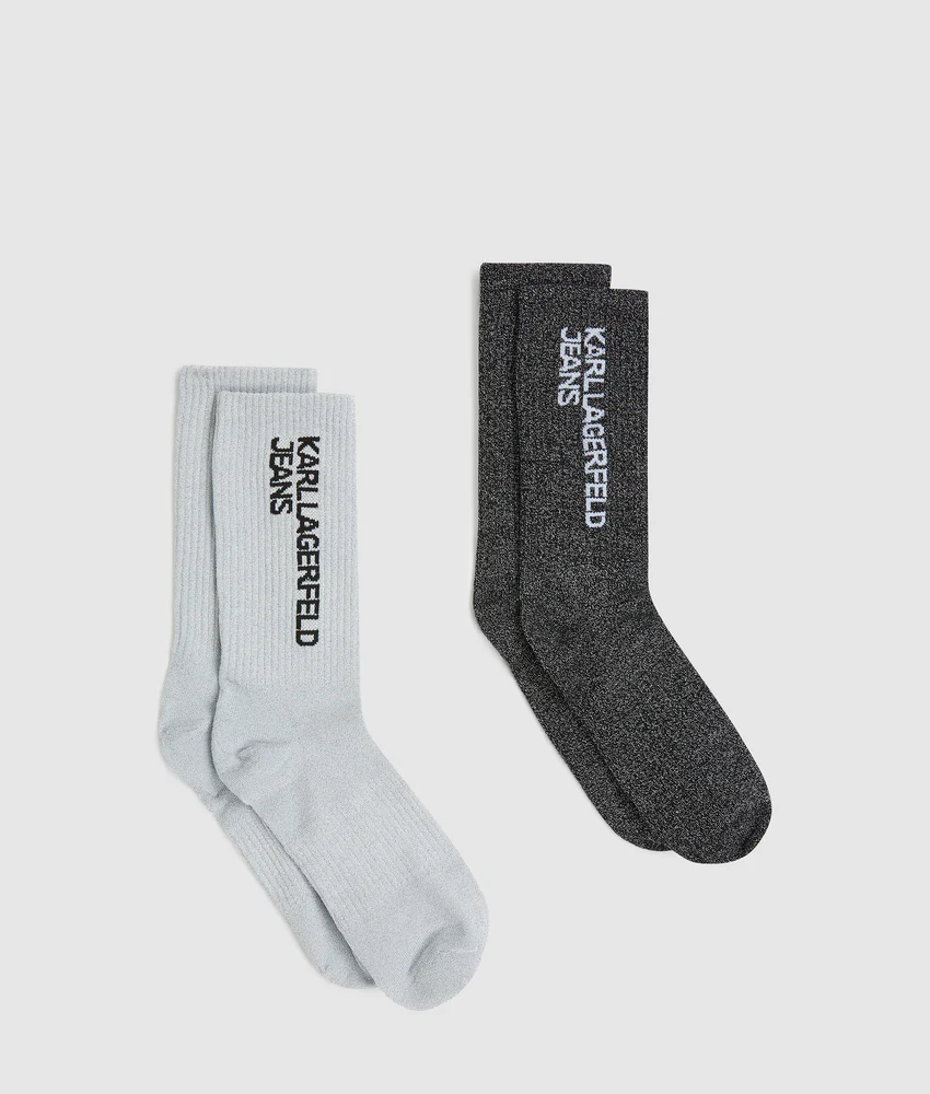 METALLIC SOCKS - 2-PACK