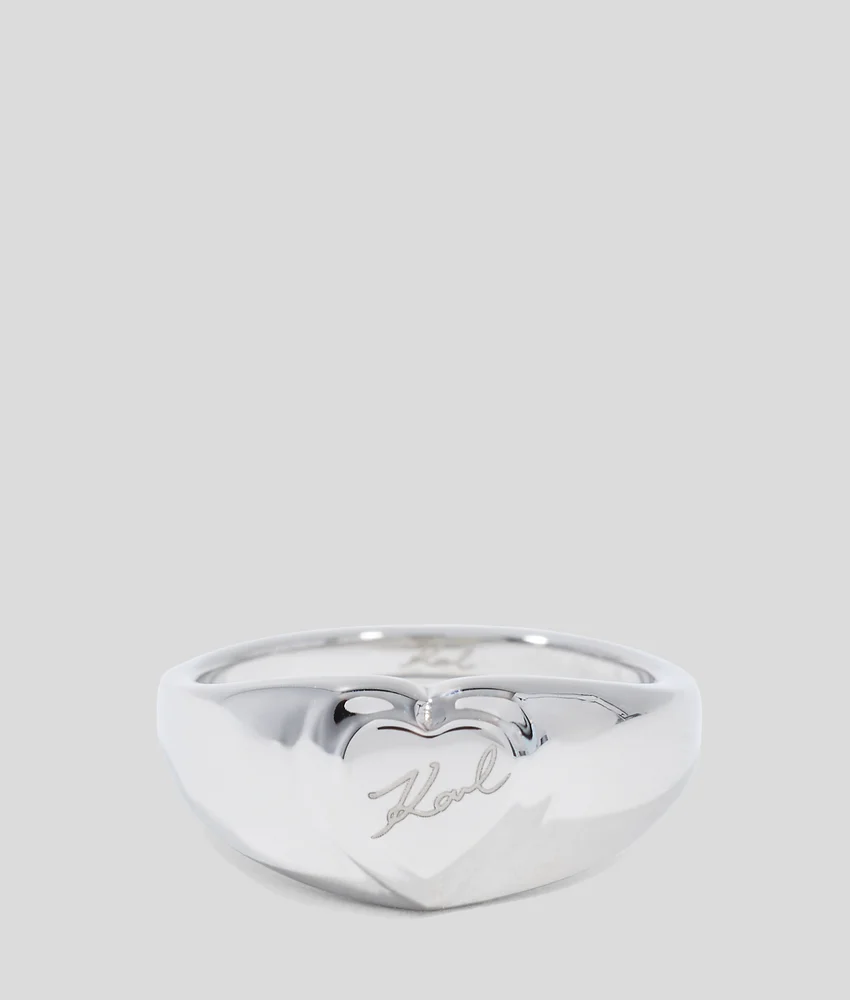 SIGNATURE HEART RING