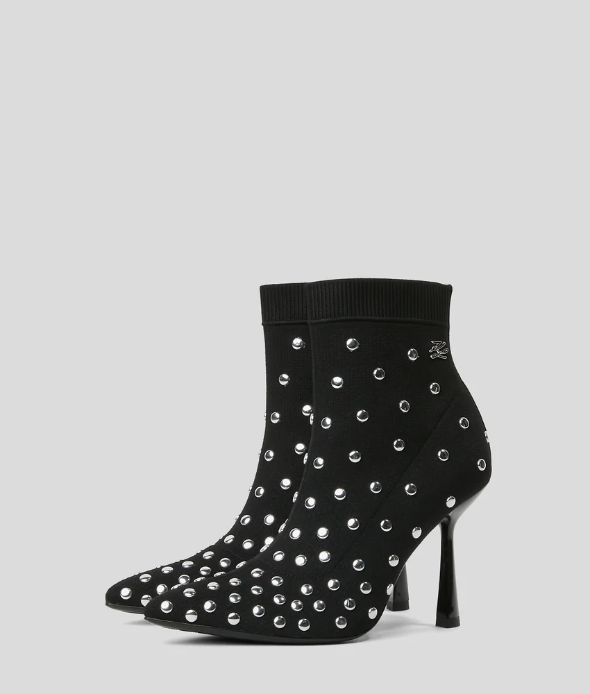 PANDARA KNITTED STUDDED BOOTS