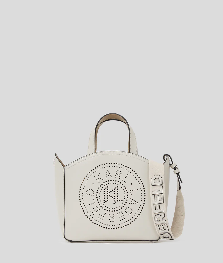 K/CIRCLE PERFORATED SMALL TOTE BAG