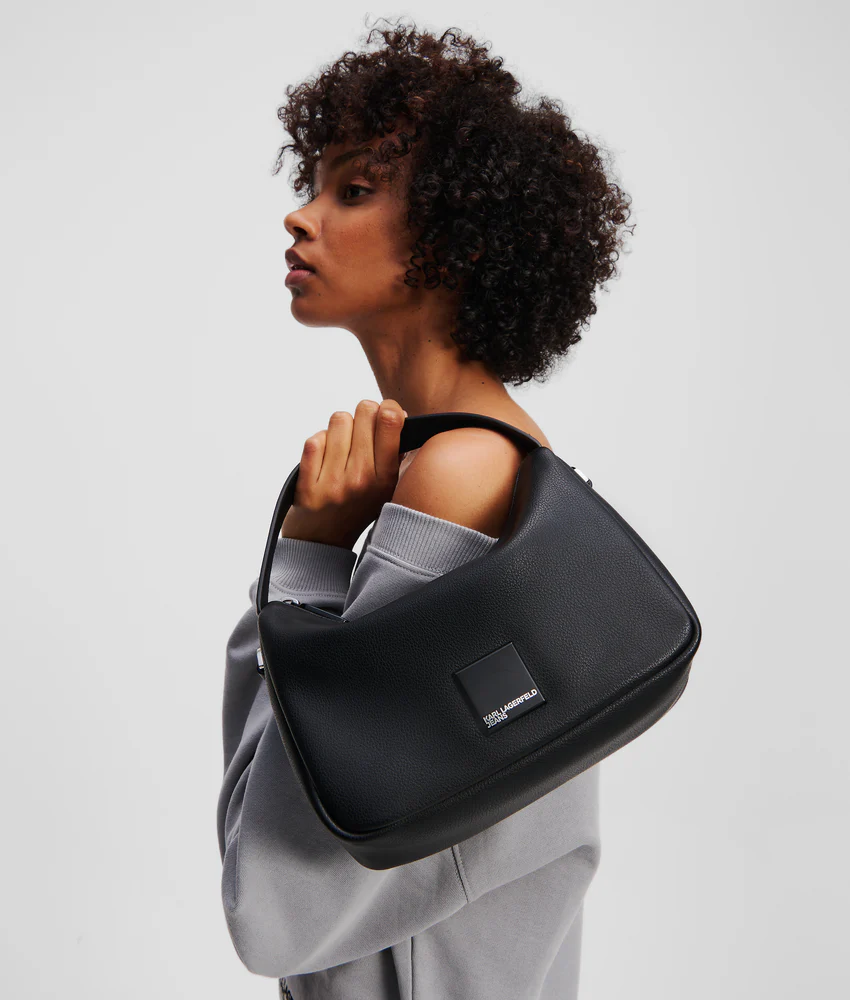 KLJ BOX LOGO SOFT MINI HOBO BAG