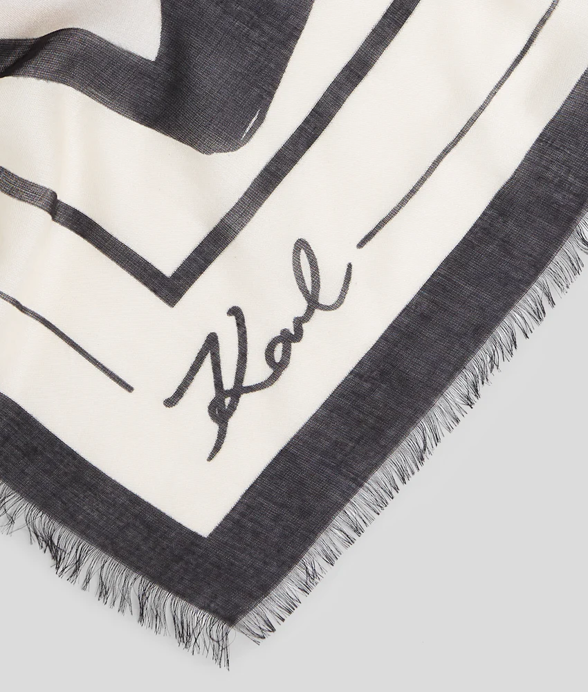 K/SIGNATURE BAGS SCARF