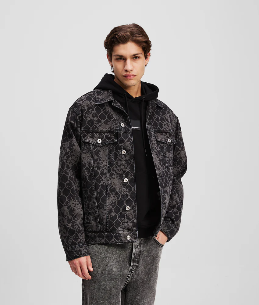 ALL-OVER PRINT DENIM JACKET