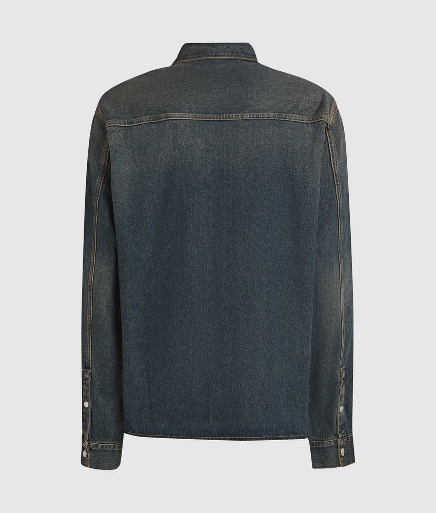 Relaxed denim shirt