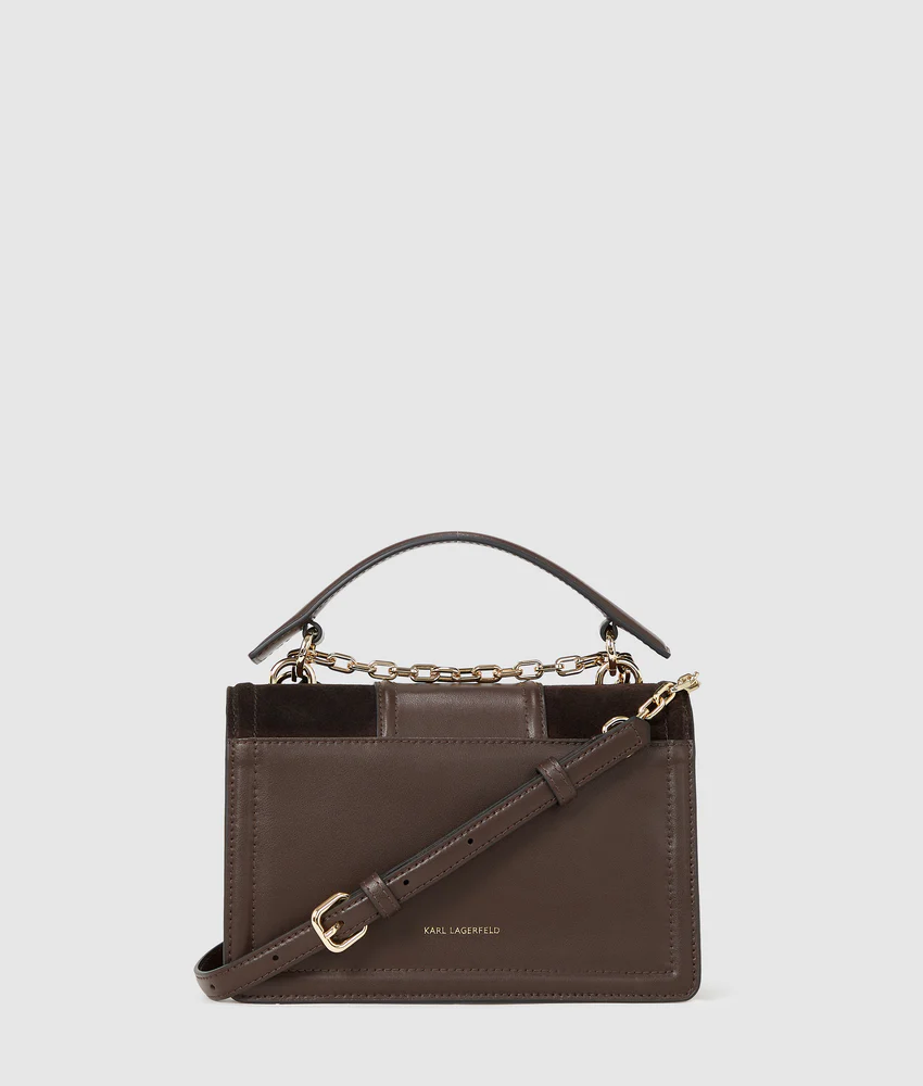 K/Nova suede shoulder bag